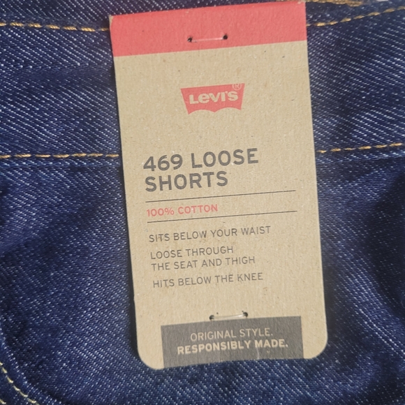 Levi's mens 469 loose-fit denim shorts - Picture 3 of 5